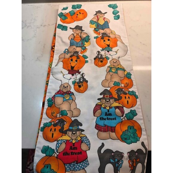 Vintage reversible table runner - Picture 5 of 10